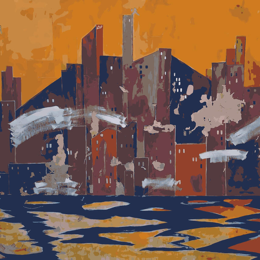 Digitalized Painting Of Lukiskiai Prison 2.0 Cell Wall